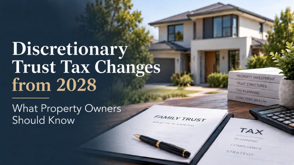 Discretionary Trust Tax Changes from 2028: What Property Owners Should Know